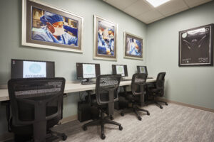 computer station